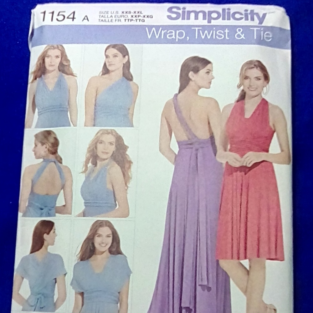 Simplicity Twist-n-Wrap Dress XXS-XXL